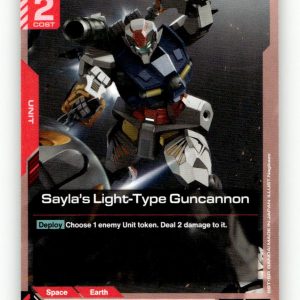 Sayla's Light-Type Guncannon [GD02 - GD02-046] NM