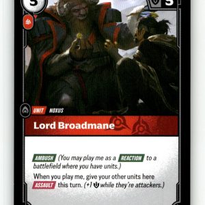 Lord Broadmane [UNL - 012/219] NM