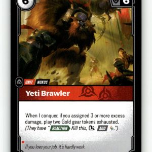 Yeti Brawler [UNL - 018/219] NM