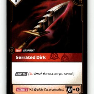 Serrated Dirk [SFD - 009/221] NM