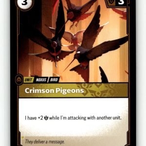 Crimson Pigeons [UNL - 154/219] NM