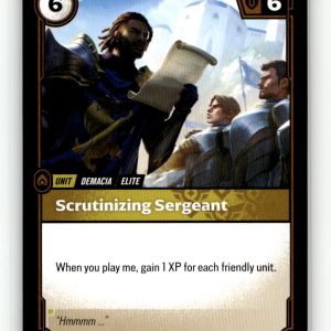 Scrutinizing Sergeant [UNL - 157/219] NM