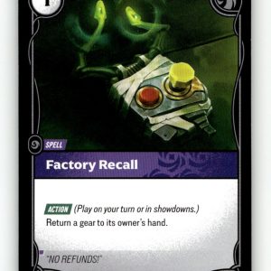 Factory Recall [SFD - 135/221] NM