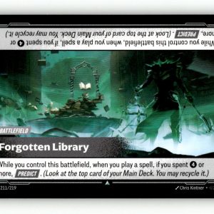 Forgotten Library [UNL - 211/219] NM