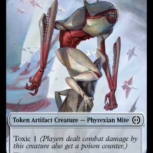 Phyrexian Mite (011) // Phyrexian Mite (012) Double-Sided Token [ONE - 11 // 12] NM