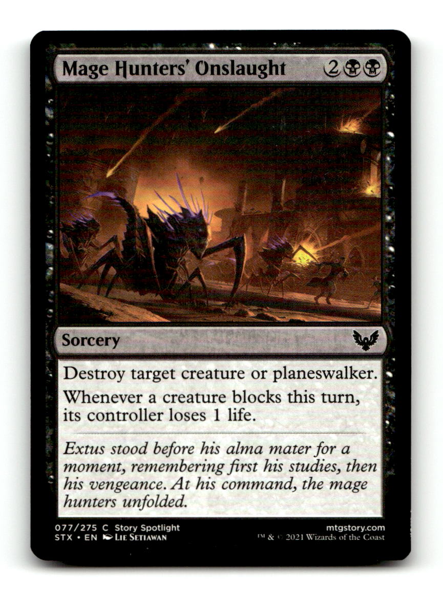 Mage Hunters' Onslaught [STX - 77] NM