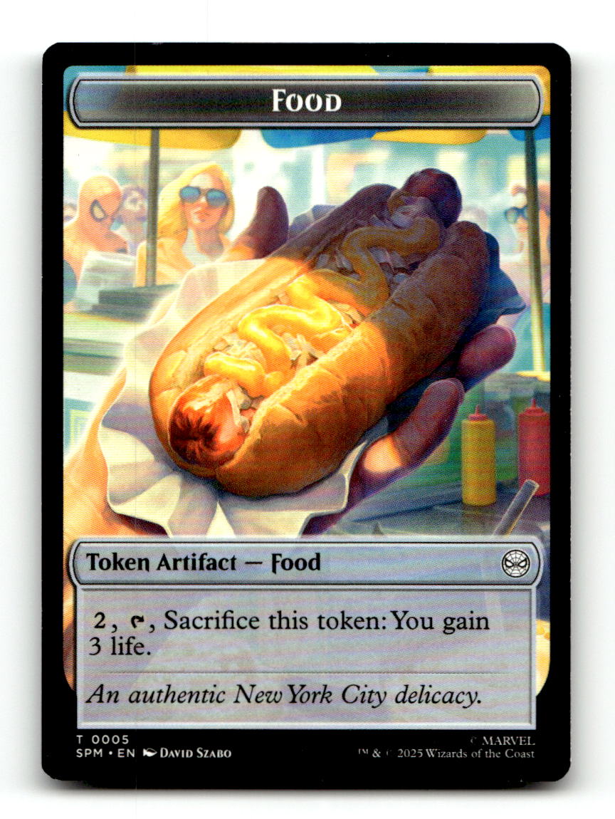 Food // Robot Double-Sided Token [SPM - 5 // 6] NM