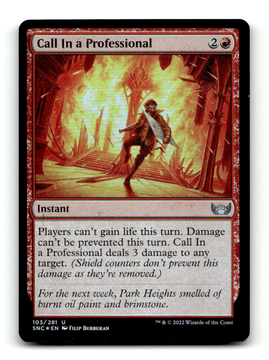 Call In a Professional [SNC - 103] NM