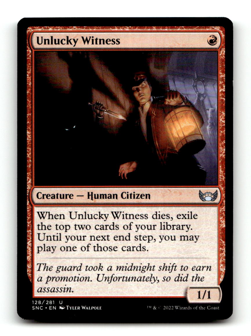 Unlucky Witness [SNC - 128] NM
