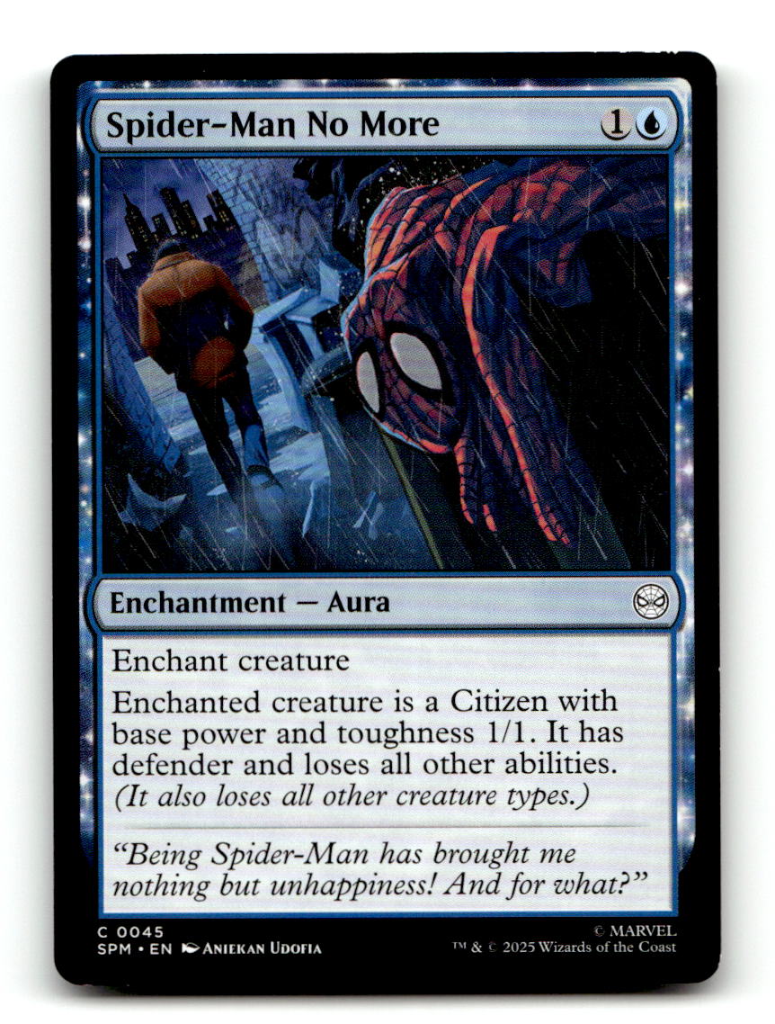 Spider-Man No More [SPM - 45] NM