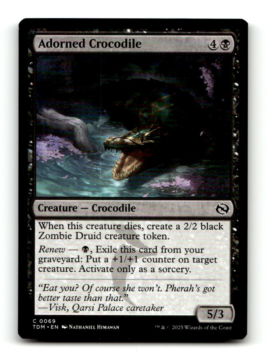 Adorned Crocodile [TDM - 69] NM