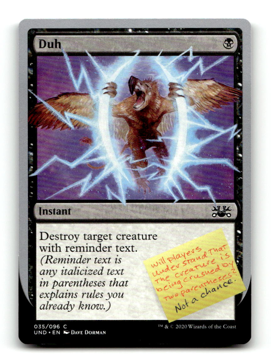 Duh [UND - 35] NM