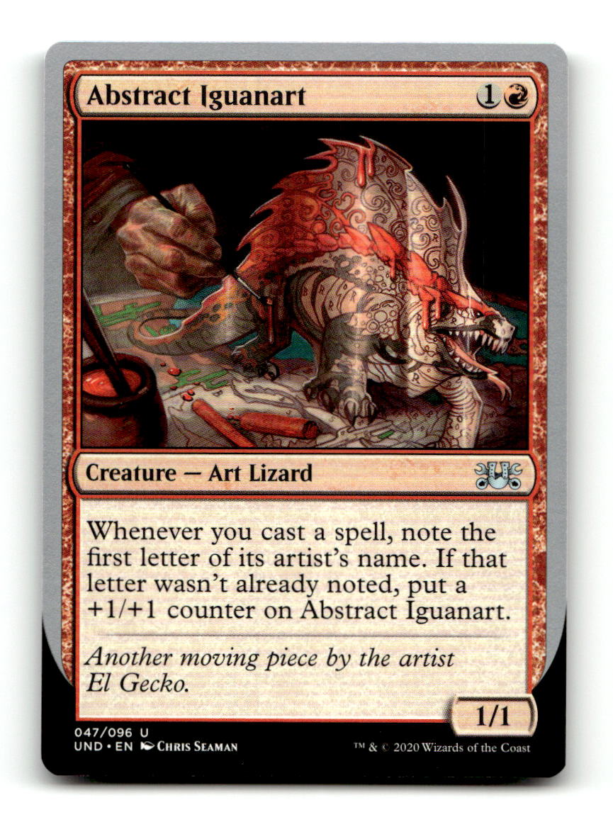 Abstract Iguanart [UND - 47] NM