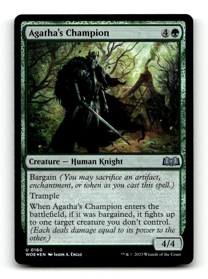 Agatha's Champion [WOE - 160] NM