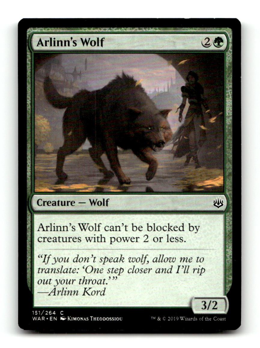 Arlinn's Wolf [WAR - 151] NM