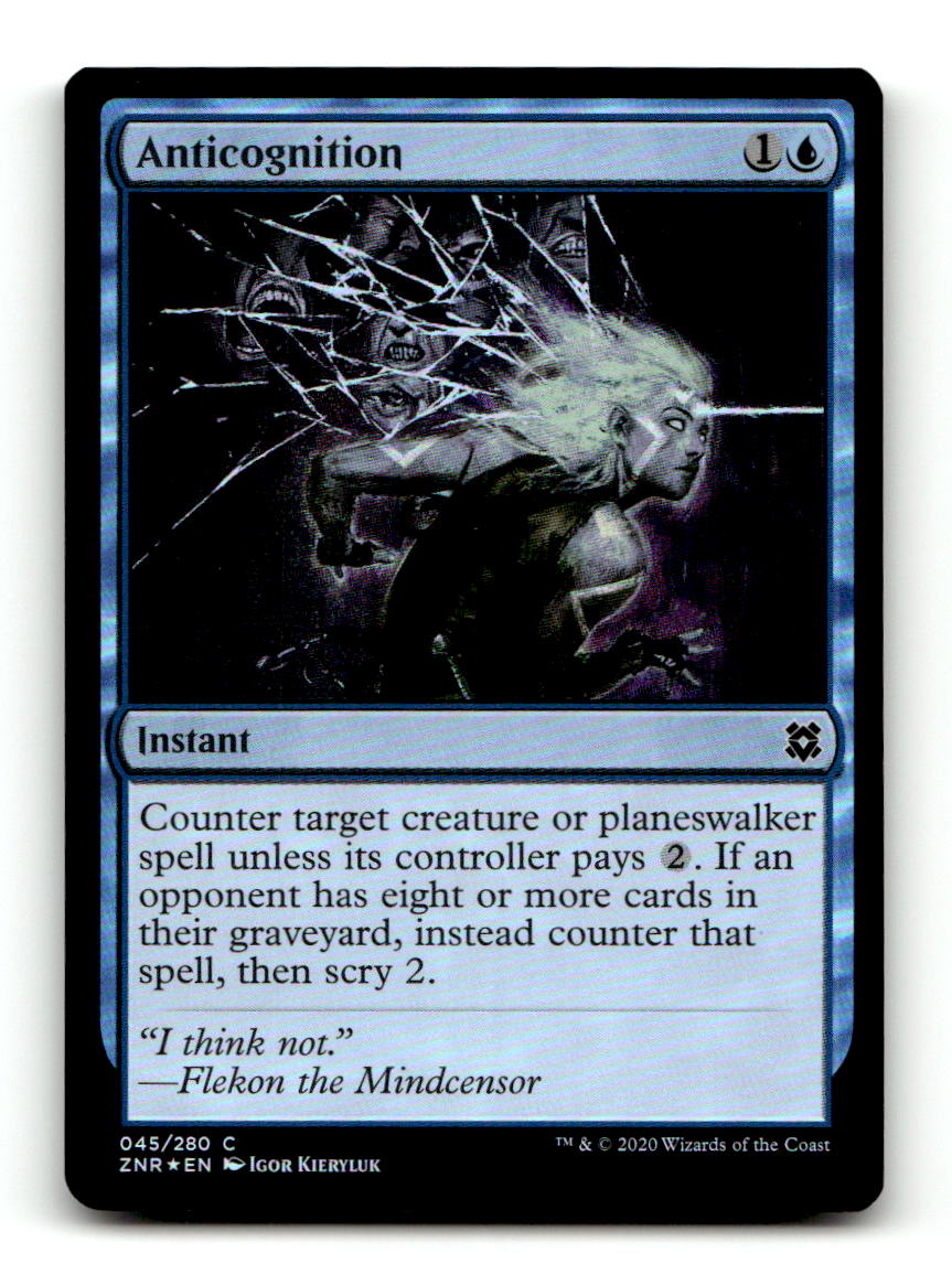 Anticognition [ZNR - 45] NM