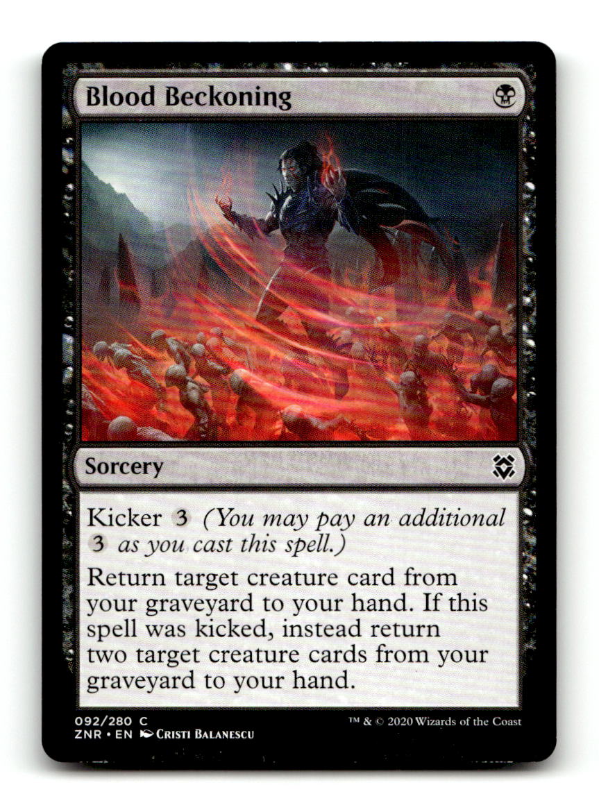Blood Beckoning [ZNR - 92] NM
