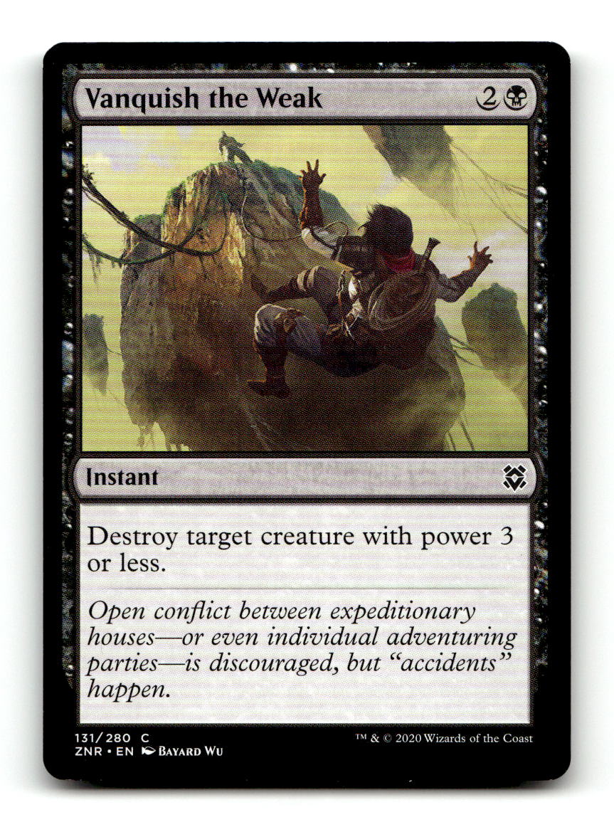 Vanquish the Weak [ZNR - 131] NM
