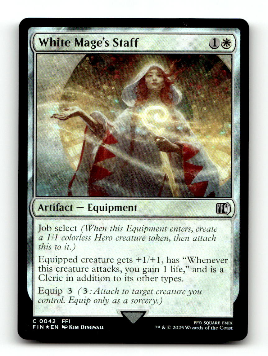 White Mage's Staff [FIN - 42] NM