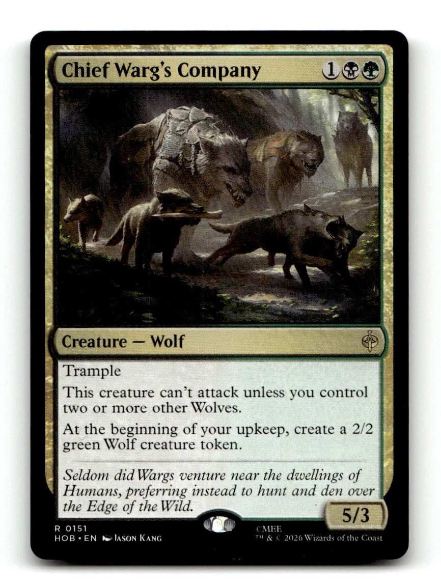 Chief Warg's Company [HOB - 151] NM