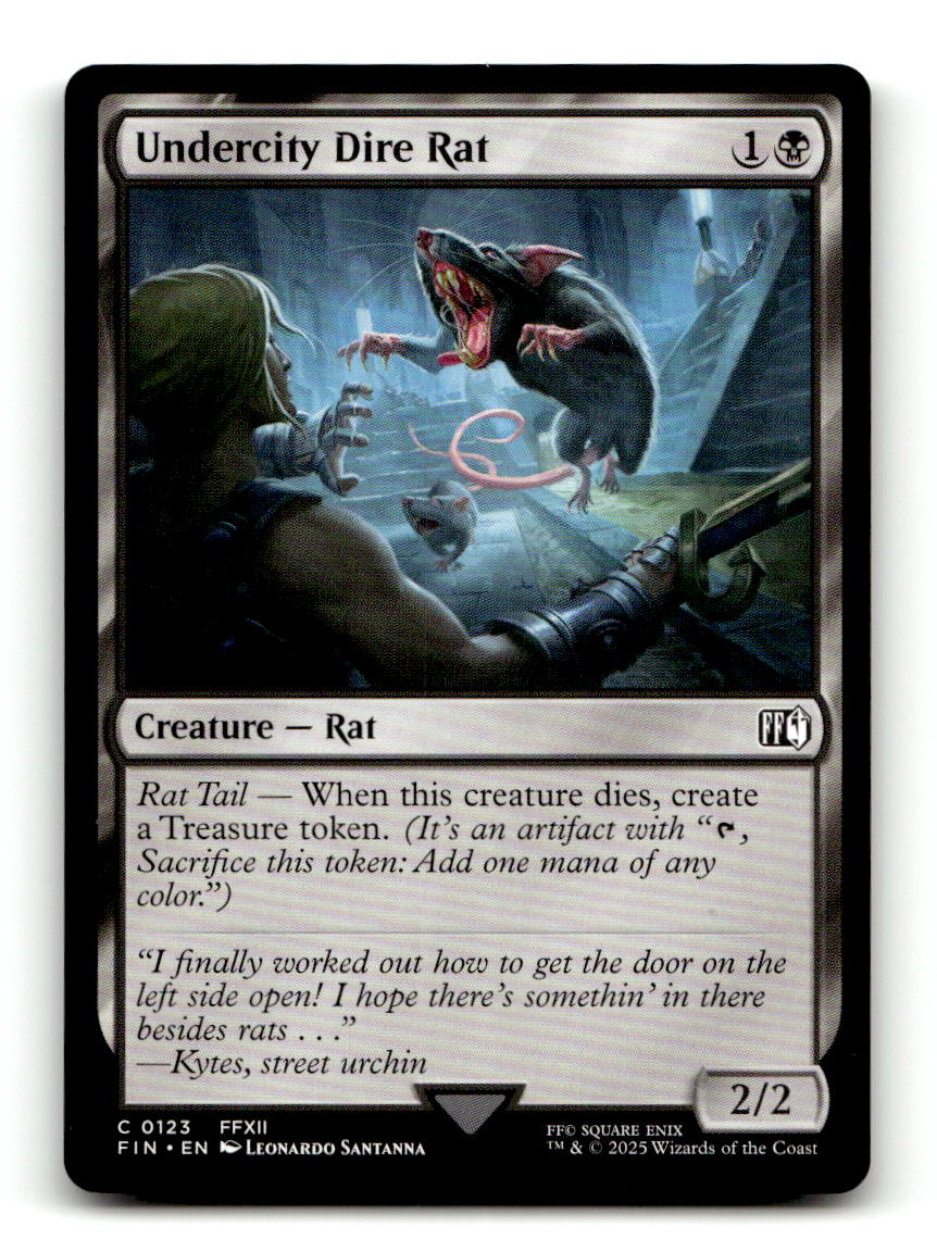 Undercity Dire Rat [FIN - 123] NM