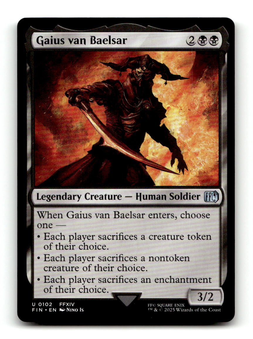 Gaius van Baelsar [FIN - 102] NM