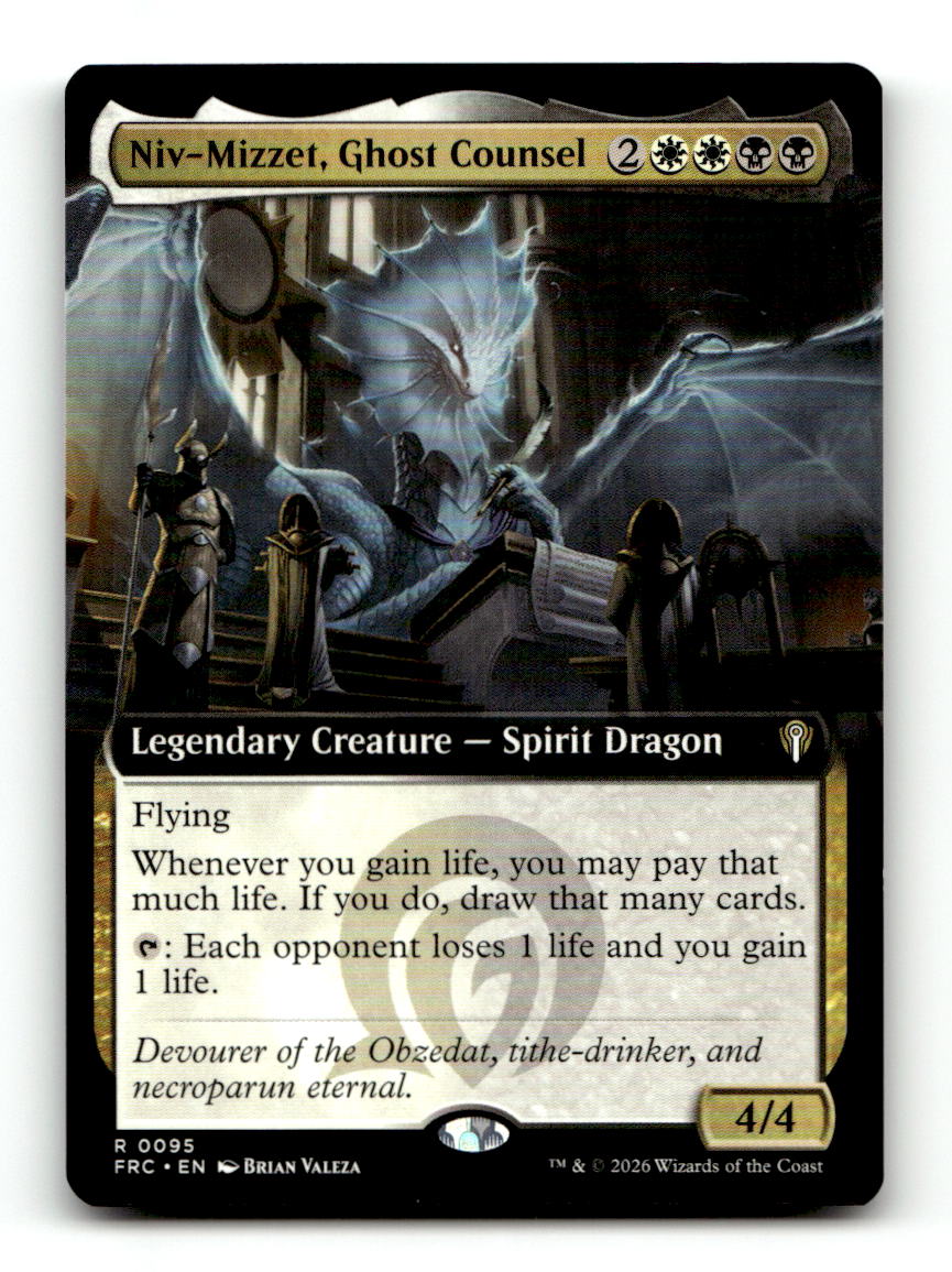 Niv-Mizzet, Ghost Counsel (Extended Art) [FRC - 95] NM