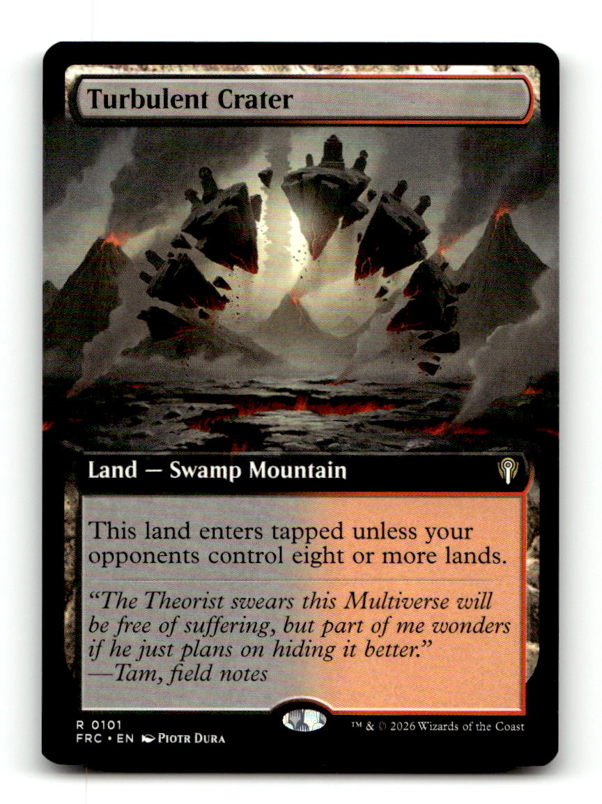 Turbulent Crater (Extended Art) [FRC - 101] NM